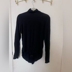 Tuxe Turtleneck Black Bodysuit